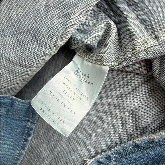 Frank & Eileen Stonewashed Indigo Denim Shirt - Picture 8 of 11